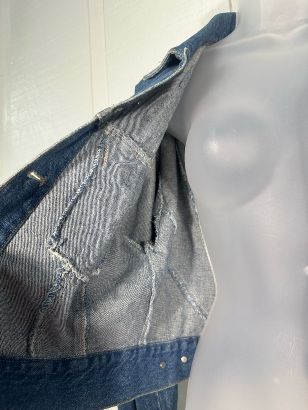 Vintage Maximum Energy 1980s Denim Jacket Size Large EUC - Picture 4 of 9